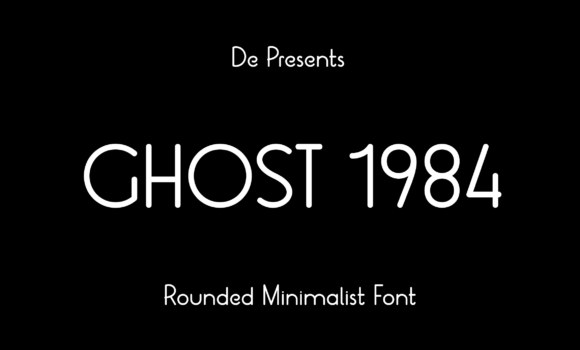 Ghost 1984 Font - Featured Image