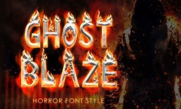Ghost Blaze Font - Featured Image
