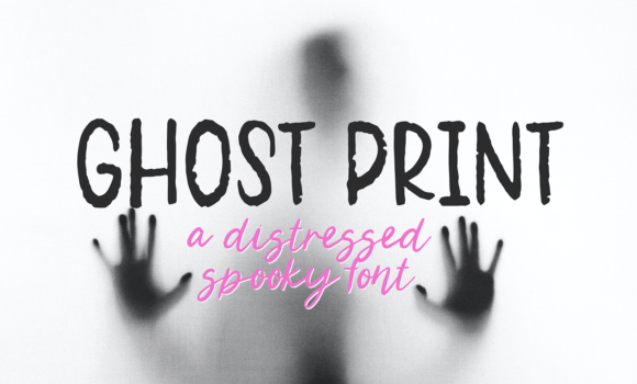 Ghost Print Font - Featured Image