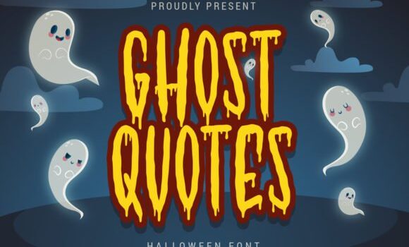 Ghost Quotes Font Fonts Free Download Ghost Quotes Font - Featured Image