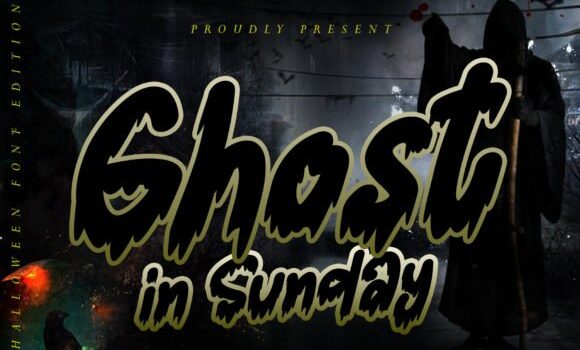 Ghost in Sunday Font - Featured Image