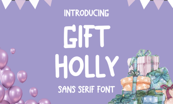 Gift Holly Font - Featured Image
