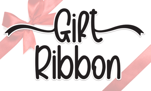 Gift Ribbon Font - Featured Image