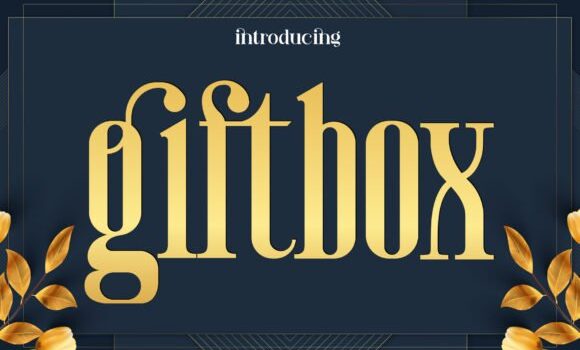 Giftbox Font - Featured Image
