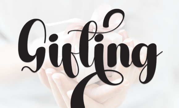 Gifting Font - Featured Image
