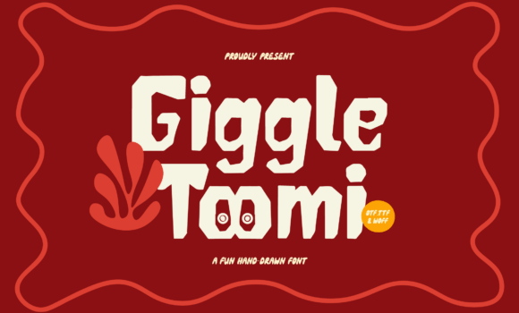 Giggle Toomi Font - Featured Image