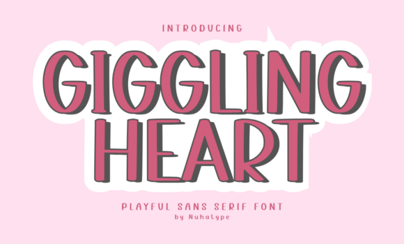 Giggling Heart Font - Featured Image