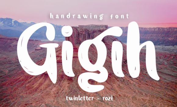 Gigih Font - Featured Image