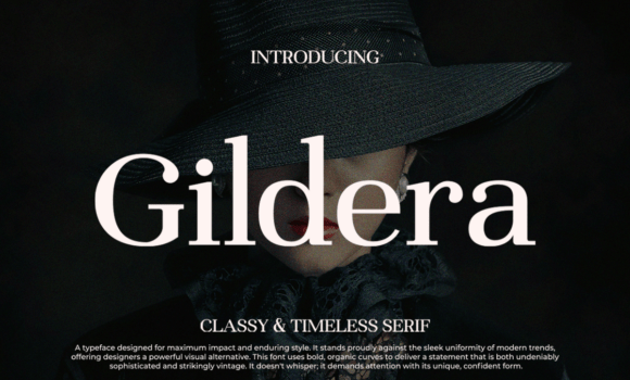 Gildera Font Fonts Free Download Gildera Font - Featured Image