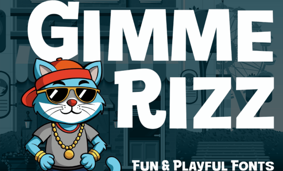 Gimme Rizz Font - Featured Image