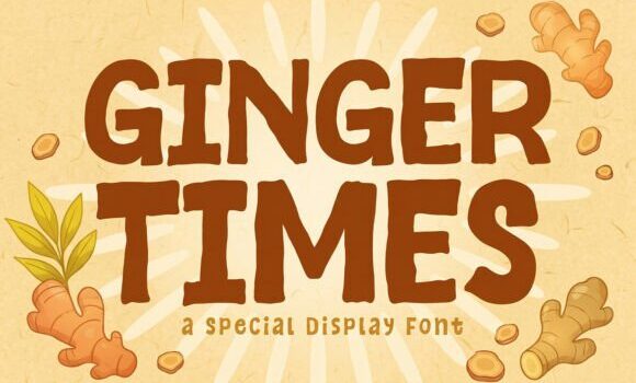 Ginger Times Font - Featured Image