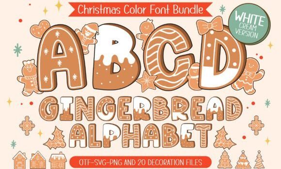 Gingerbread White Cream Font - Featured Image