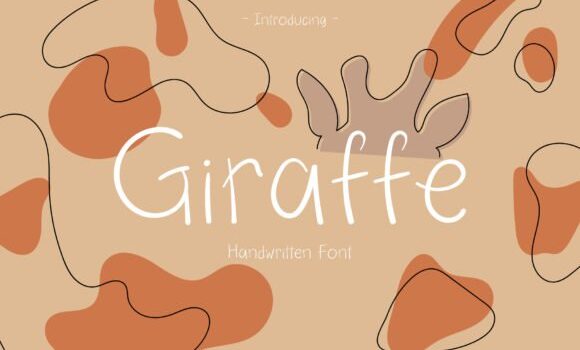 Giraffe Font Fonts Free Download Giraffe Font - Featured Image