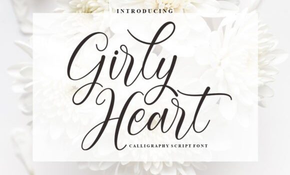 Girly Heart Font Fonts Free Download Girly Heart Font - Featured Image