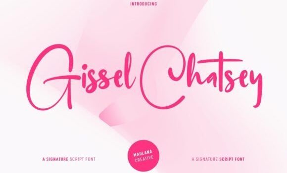 Gissel Chatsey Font - Featured Image