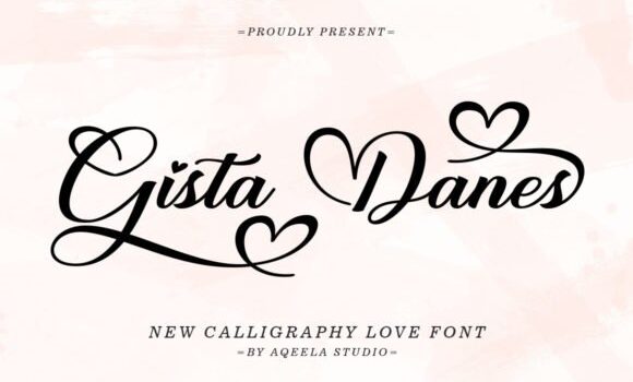 Gista Danes Font - Featured Image