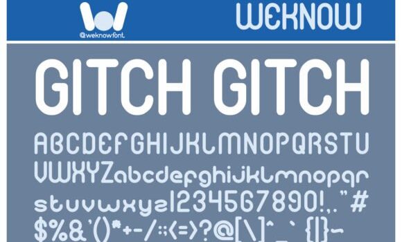 Gitch Gitch Font - Featured Image