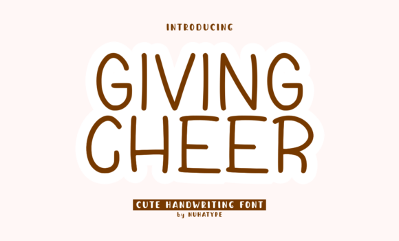 Giving Cheer Font - Featured Image