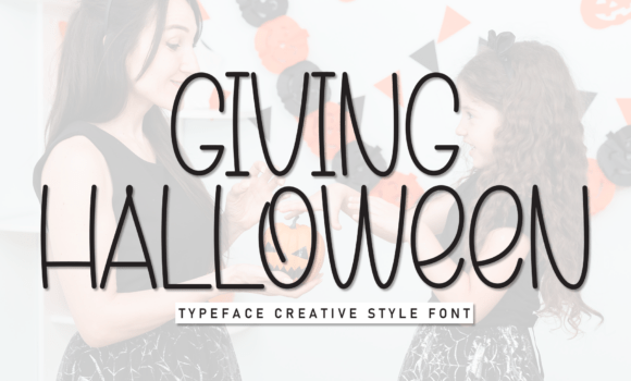Giving Halloween Font - Featured Image