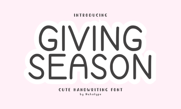 Giving Season Font - Featured Image