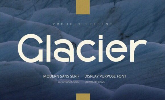Glacier Font - Featured Image