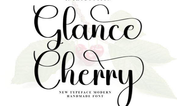 Glance Cherry Font Fonts Free Download Glance Cherry Font - Featured Image