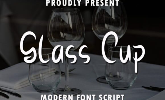 Glass Cup Font Fonts Free Download Glass Cup Font - Featured Image