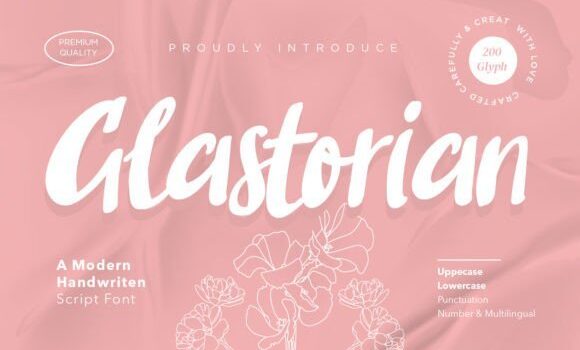 Glastorian Font - Featured Image