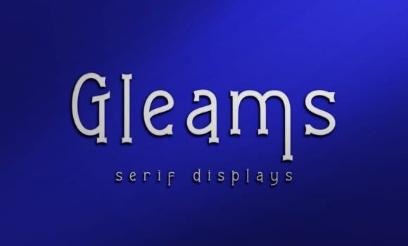 Gleams Font Fonts Free Download Gleams Font - Featured Image