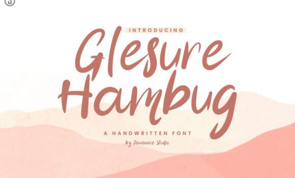 Glesure Hambug Font - Featured Image