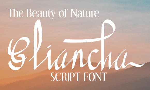 Gliancha Font - Featured Image