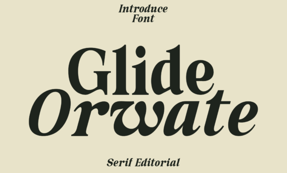 Glide Orwate Font - Featured Image