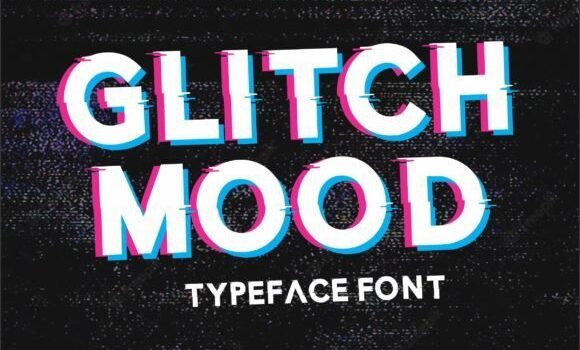 Glitch Mood Font - Featured Image