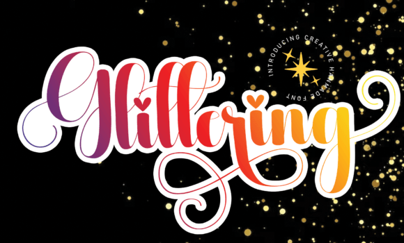 Glittering Font - Featured Image