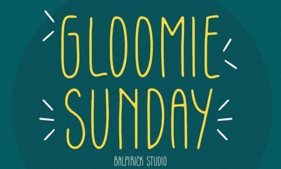 Gloomie Sunday Font Fonts Free Download Gloomie Sunday Font - Featured Image