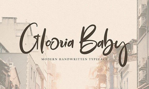 Glooria Baby Font - Featured Image