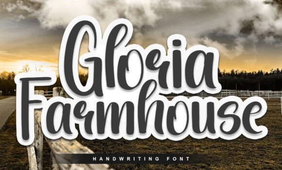 Gloria Farmhouse Font Fonts Free Download Gloria Farmhouse Font - Featured Image