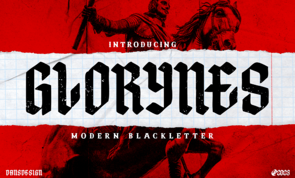 Glorynes Font - Featured Image