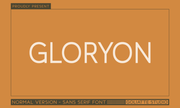 Gloryon Font - Featured Image