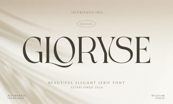 Gloryse Font - Featured Image