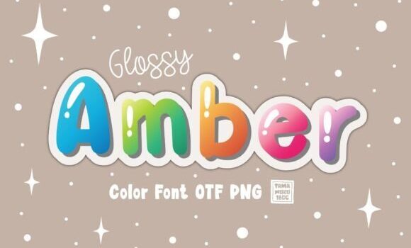 Glossy Amber Font Fonts Free Download Glossy Amber Font - Featured Image