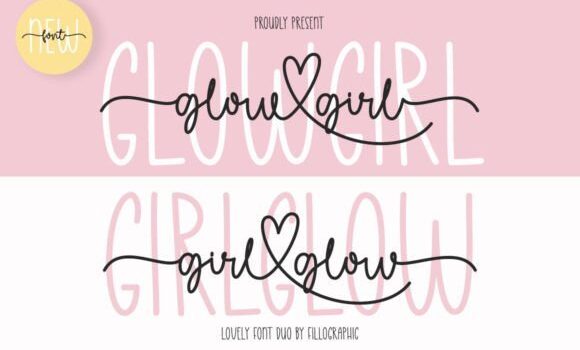 Glow Girl Font - Featured Image