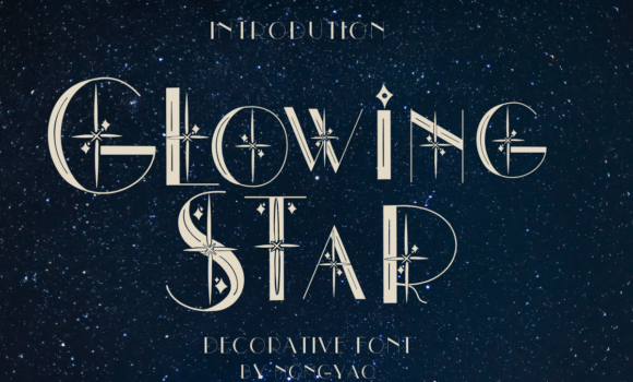 Glowing Star Font Fonts Free Download Glowing Star Font - Featured Image