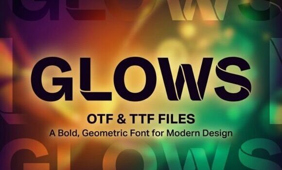 Glows Font - Featured Image