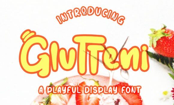 Glutteni Font Fonts Free Download Glutteni Font - Featured Image