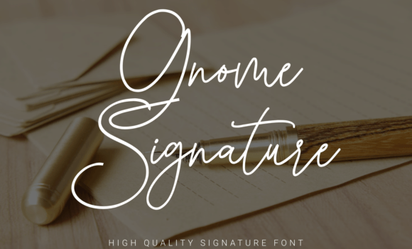 Gnome Signature Font Fonts Free Download Gnome Signature Font - Featured Image