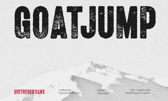 Goatjump Font - Featured Image