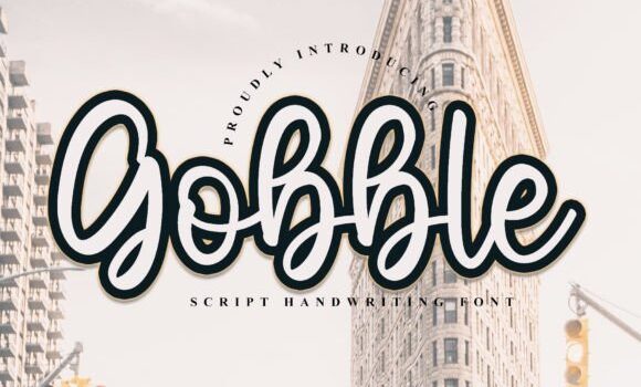 Gobble Font Fonts Free Download Gobble Font - Featured Image