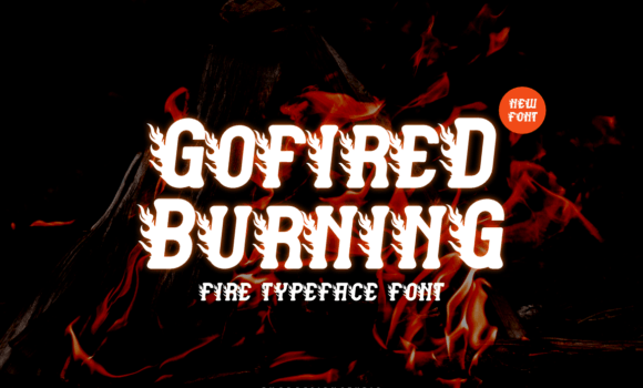 Gofired Burning Font - Featured Image