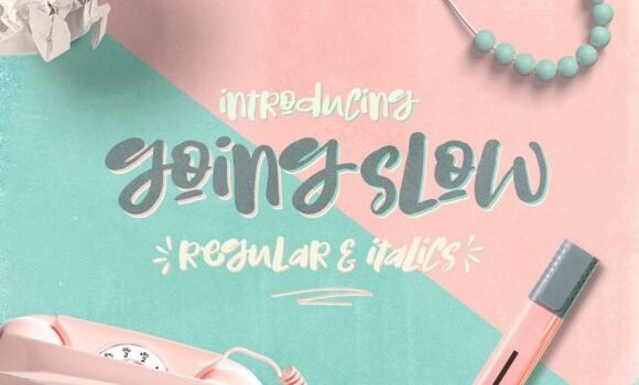 Going Slow Font - Featured Image